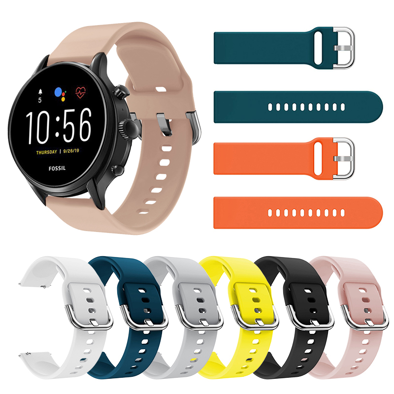 Fossil Smartwatch Accessories - Tali silikon 22MM untuk Fossil Gen