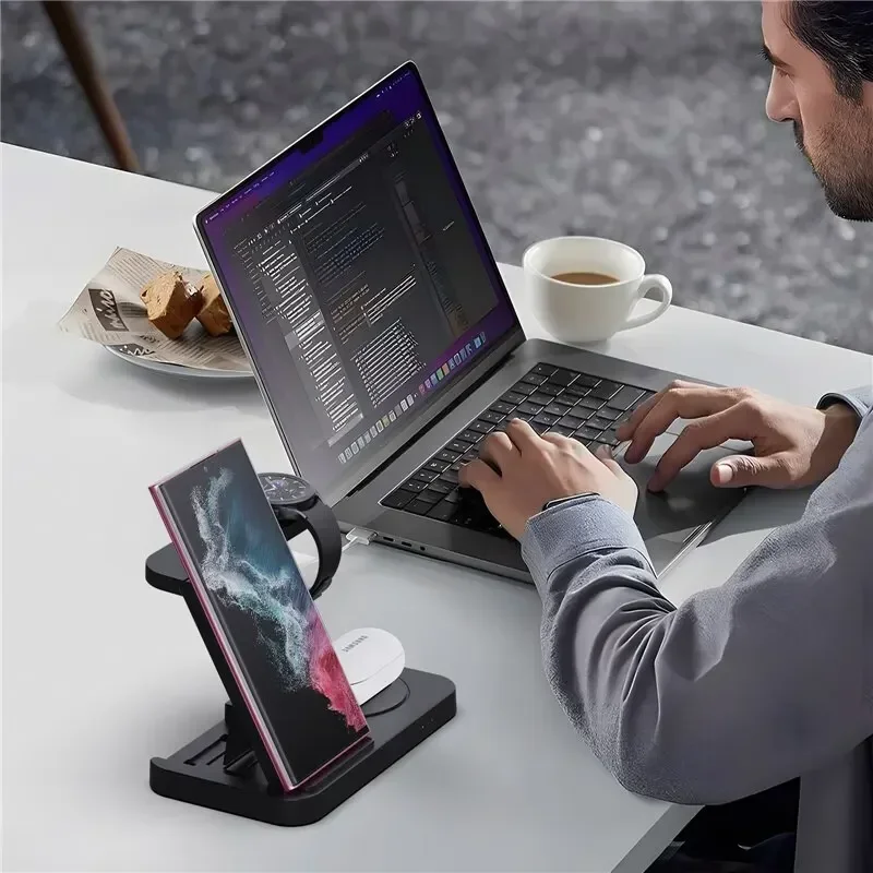Smartwatch Ac - Dock Pengisi Daya Nirkabel 4 in