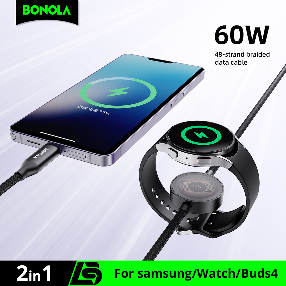 Smartwatch Ac - Bonola 2 in 1 Untuk Pengisi