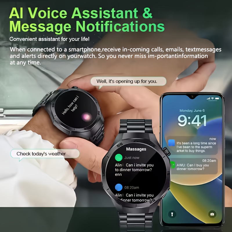 Jam Tangan Pintar KESHUYOU Fas - Smartwatch Face ulasan dan harga