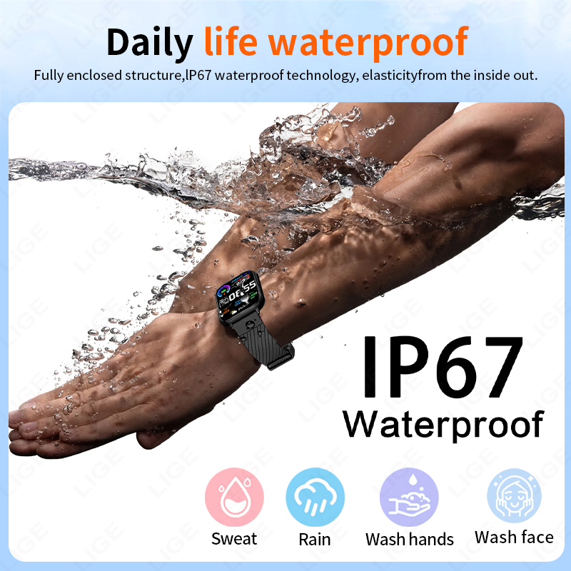 LIGE 2026 Jam Tangan Pintar Ba - Smartwatch Face ulasan dan harga