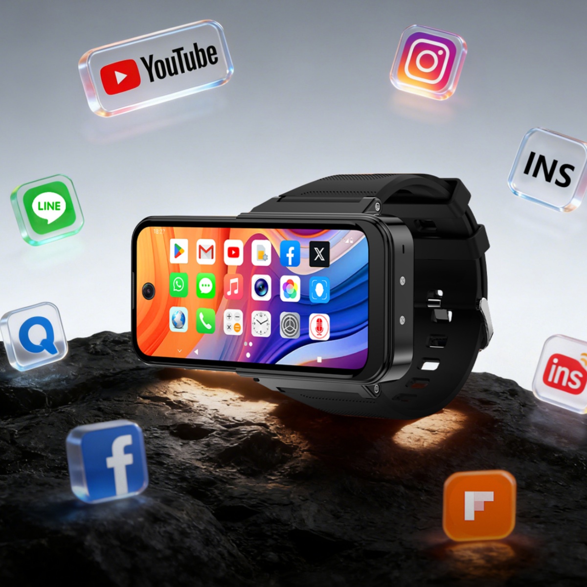 Jam Tangan Pintar 8GB RAM 256G - Smartwatch Face ulasan dan harga