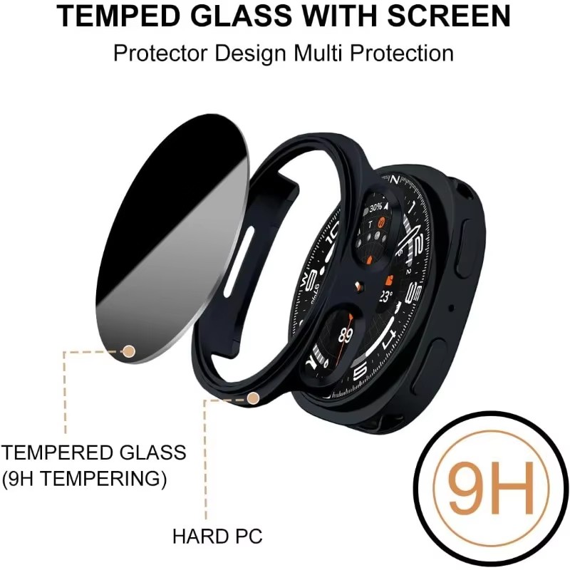 Kaca Privasi + Casing untuk Ja - Samsung Smartwatch Ultra Accessories ulasan dan harga