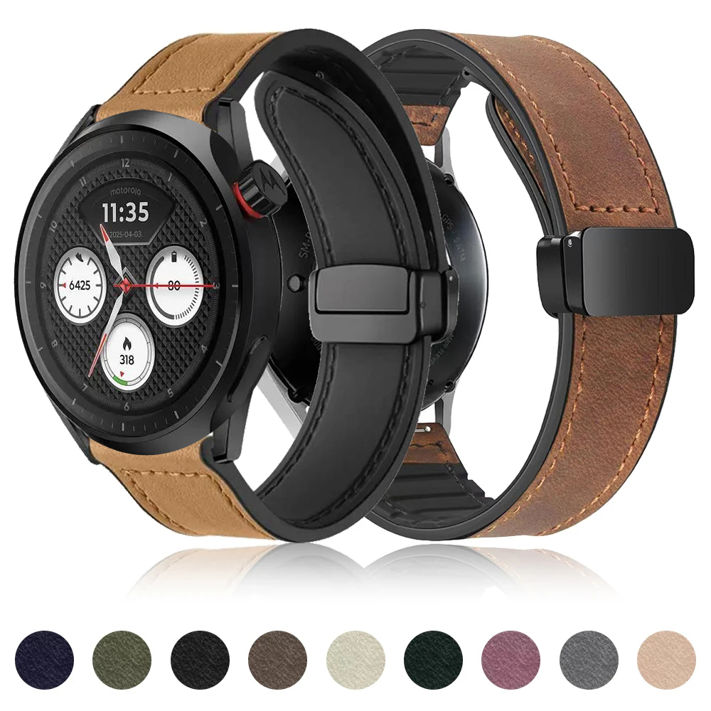 Tali Kulit Lembut untuk Jam Ta - Motorola Smartwatch Accessories ulasan dan harga