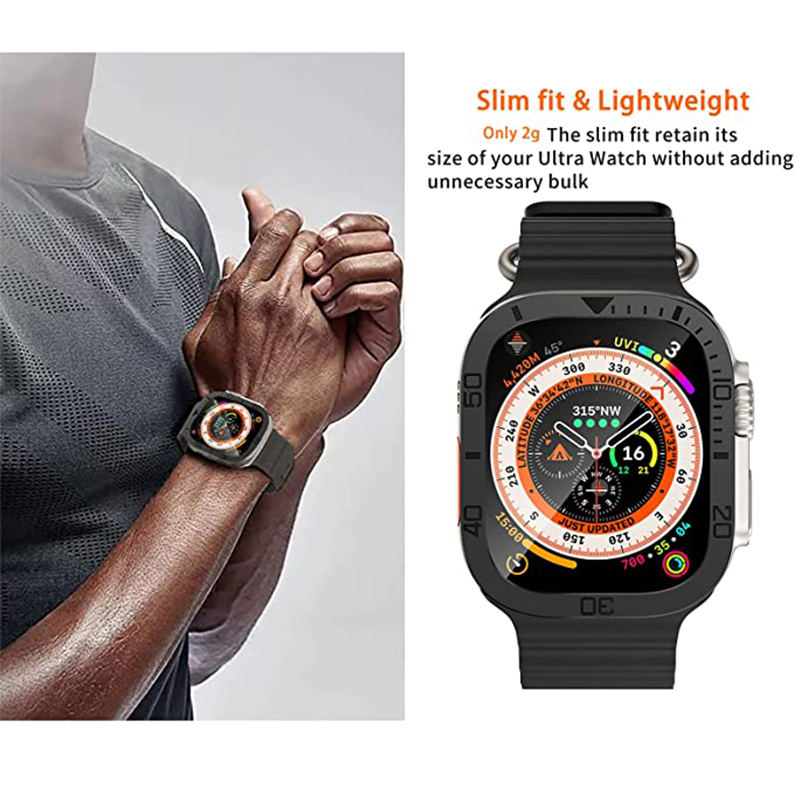 Kaca Tempered untuk Apple Watc - Smartwatch Case ulasan dan harga