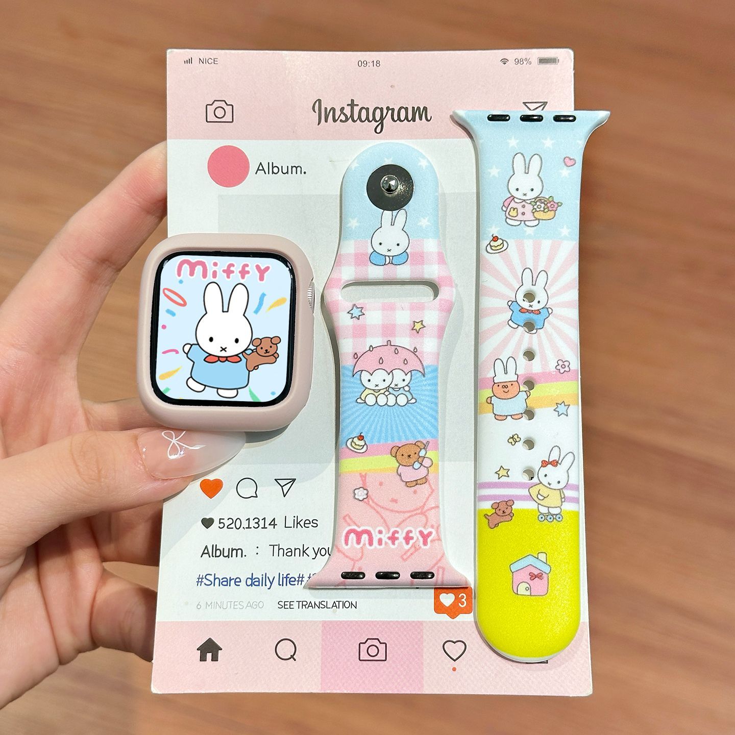 Tali Jam Tangan Silikon Miffy  - Silicone Band Replacement ulasan dan harga