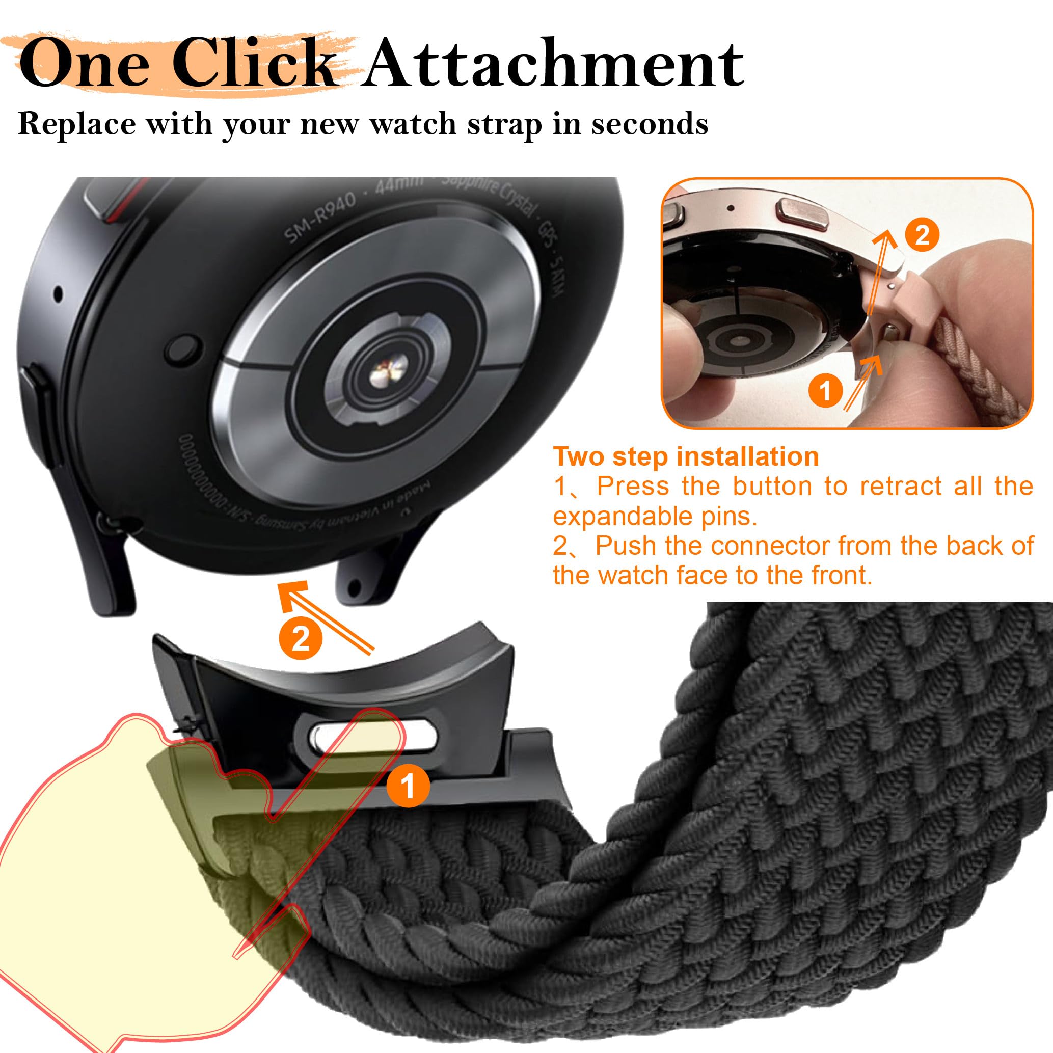 Tali jam tangan Samsung Galaxy - Solo Loop Strap ulasan dan harga