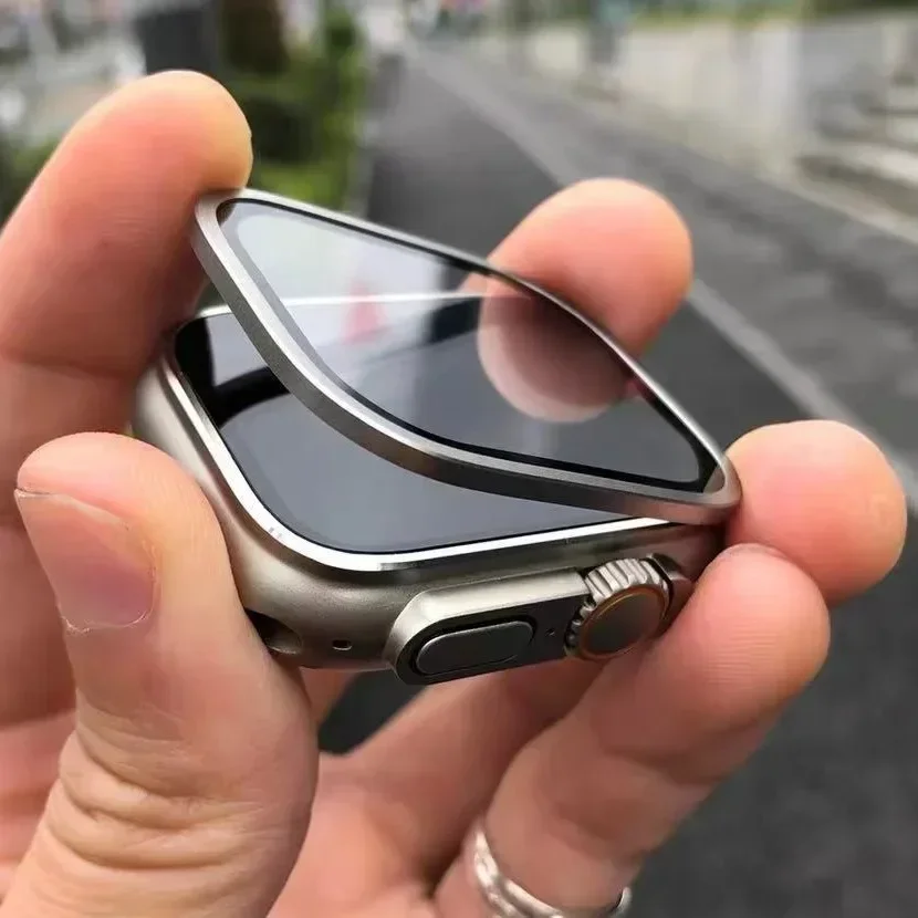 Casing Aloi Aluminium + Kaca T - Smartwatch Case ulasan dan harga