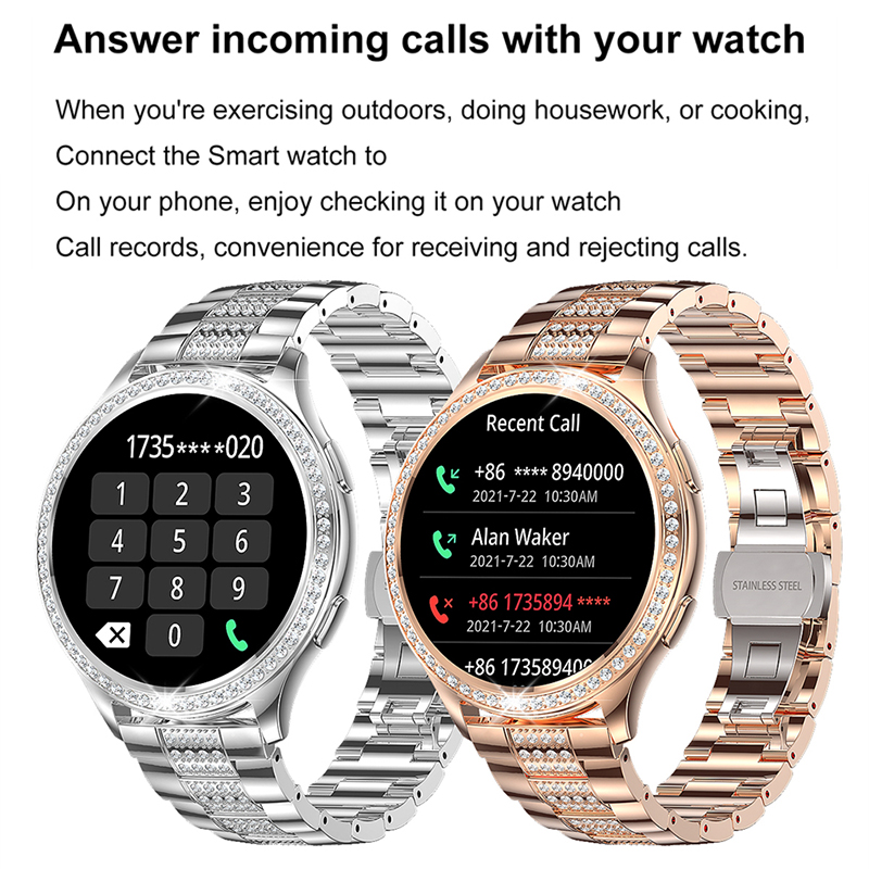Jam tangan pintar wanita, gela - Smartwatch Face ulasan dan harga