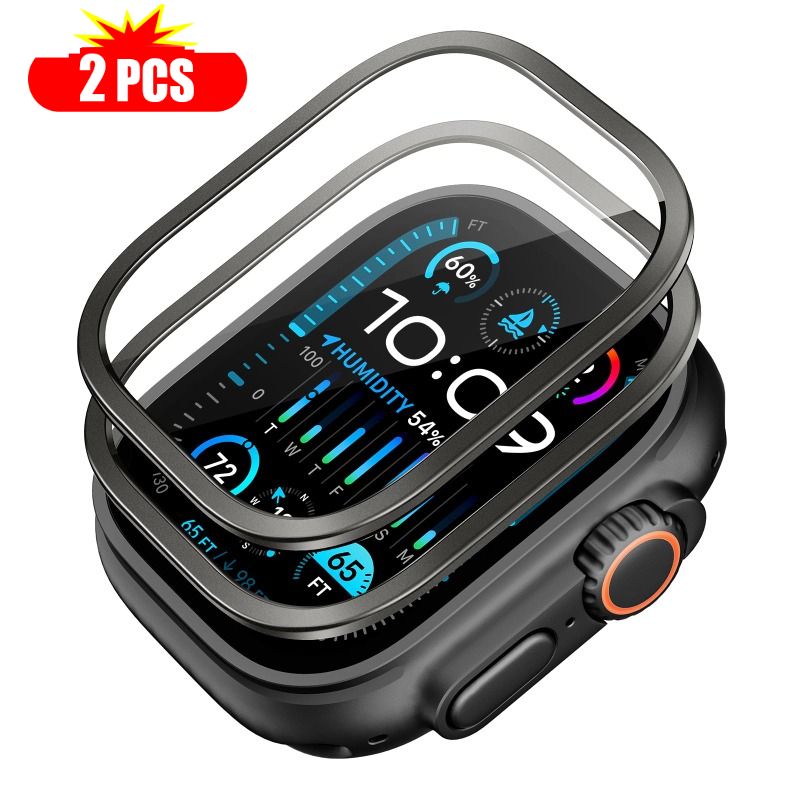 2 Buah Kaca Tempered untuk Jam - Smartwatch Case ulasan dan harga