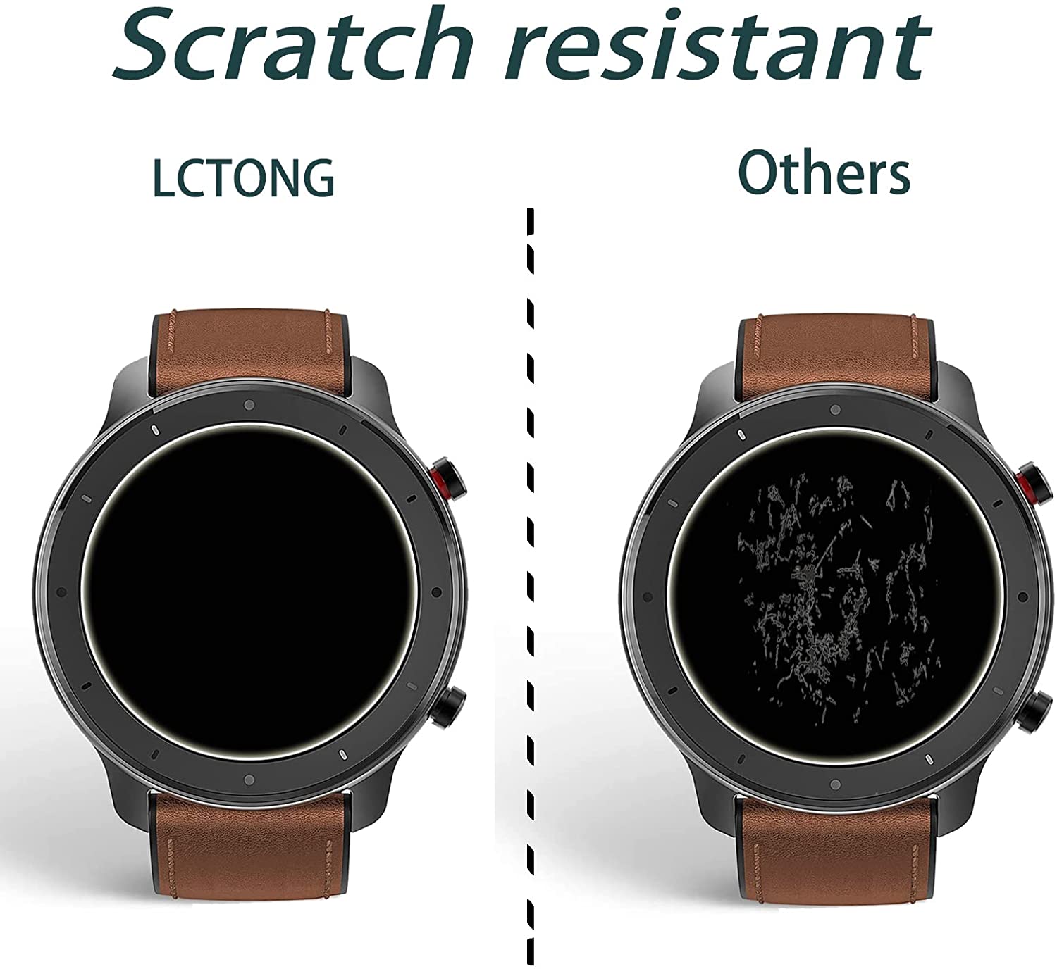 9H kaca Tempered Film untuk Am - Watch Face Protector ulasan dan harga