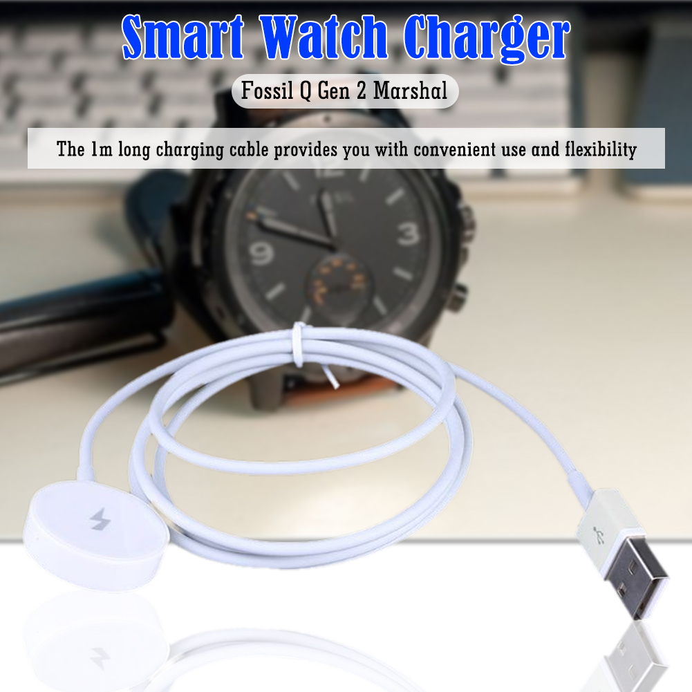 1m Pengisi Daya Magnetik Jam T - Fossil Smartwatch Accessories ulasan dan harga