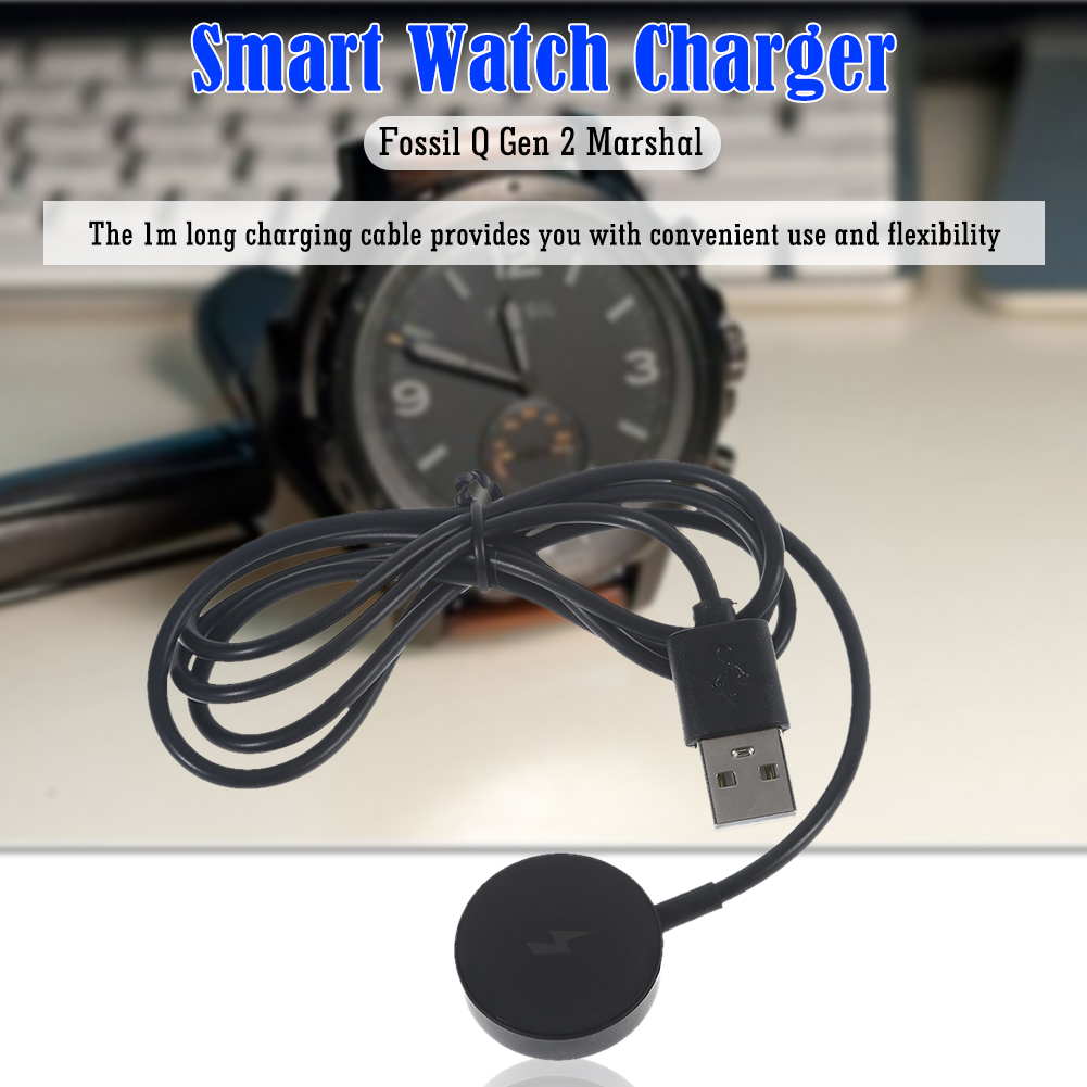1m Pengisi Daya Magnetik Jam T - Fossil Smartwatch Accessories ulasan dan harga