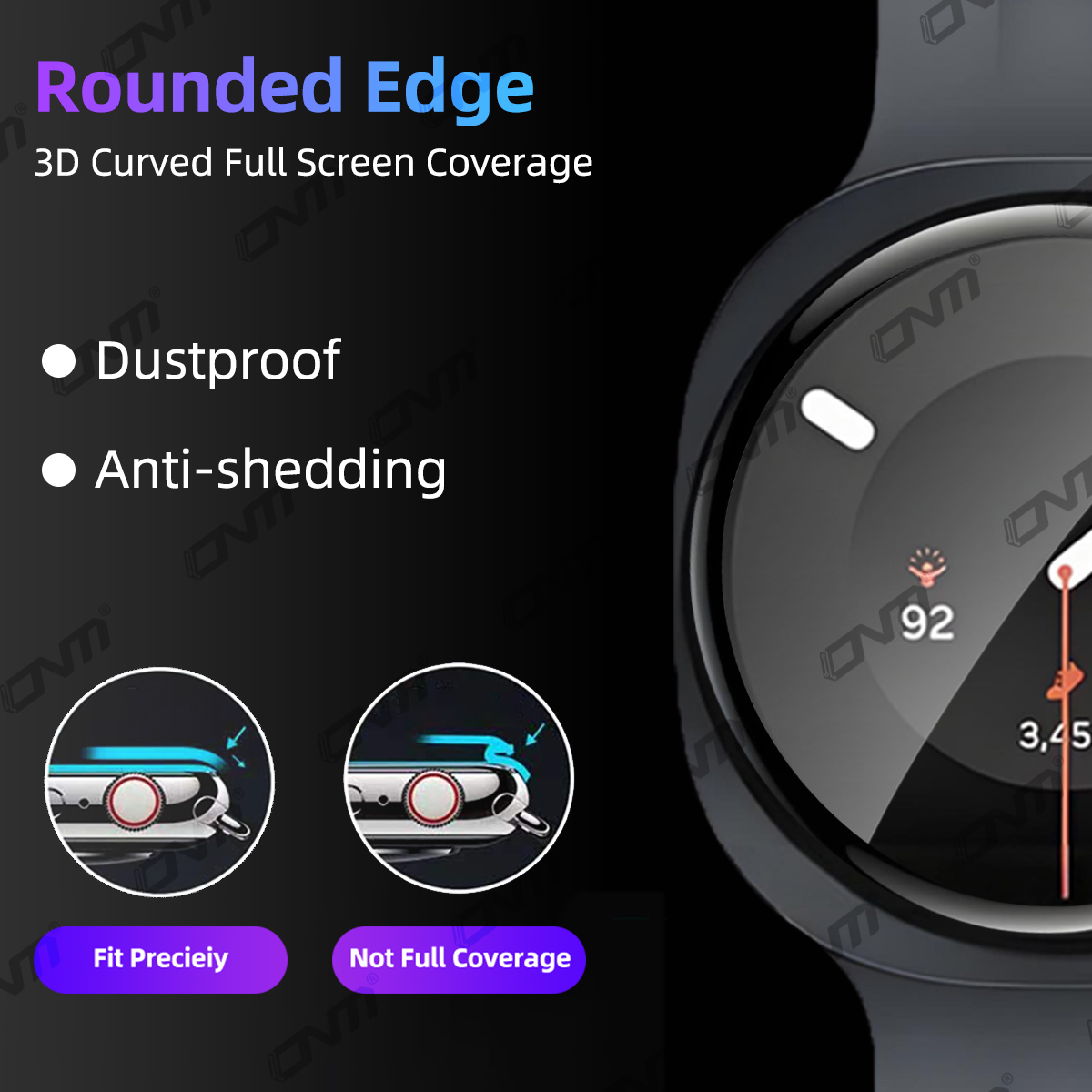 Pelindung Layar 3D untuk Jam T - Samsung Smartwatch Ultra Accessories ulasan dan harga